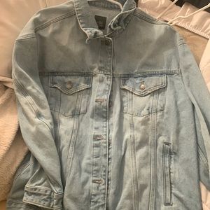 Oversized denim jacket